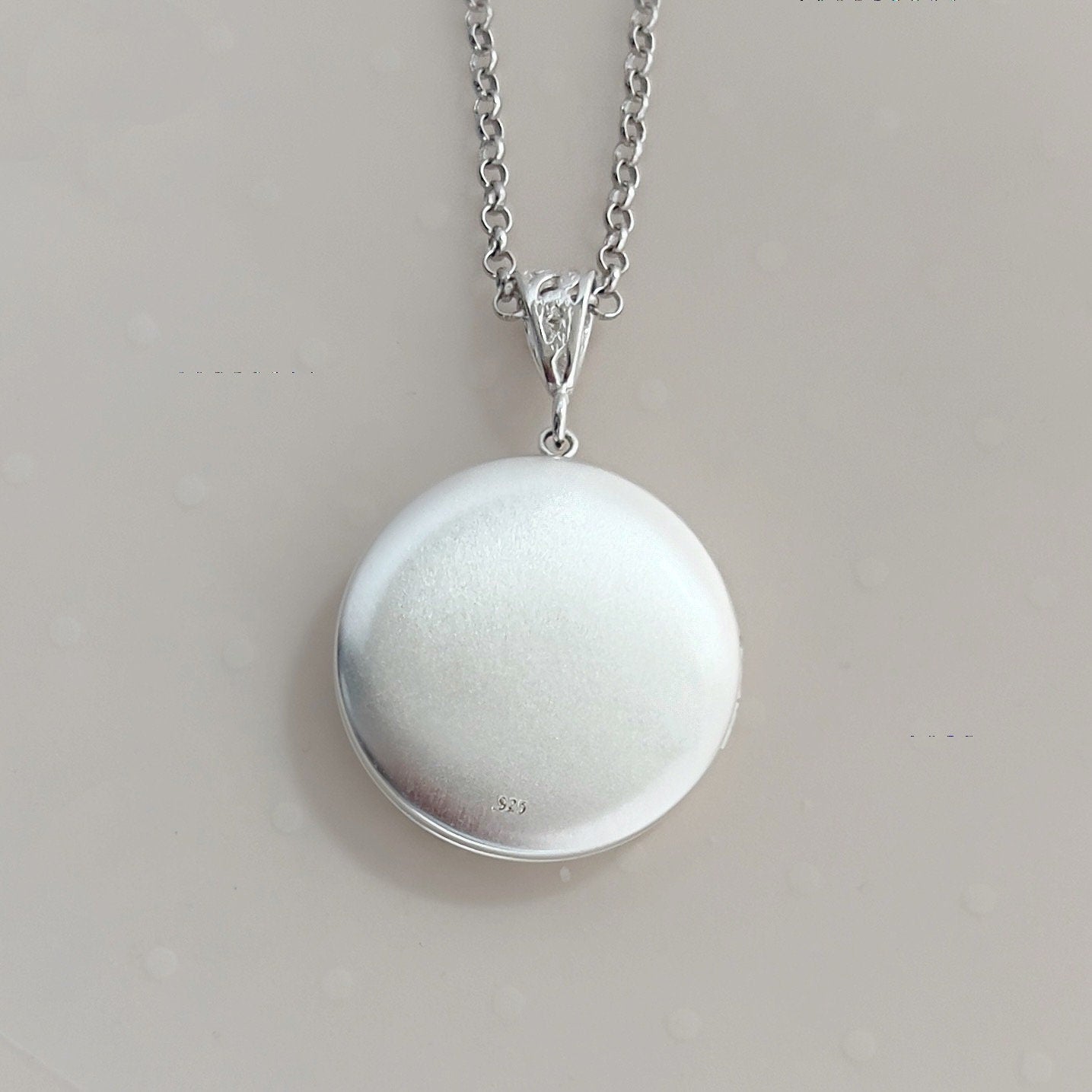 Forget Me Not Locket Necklace