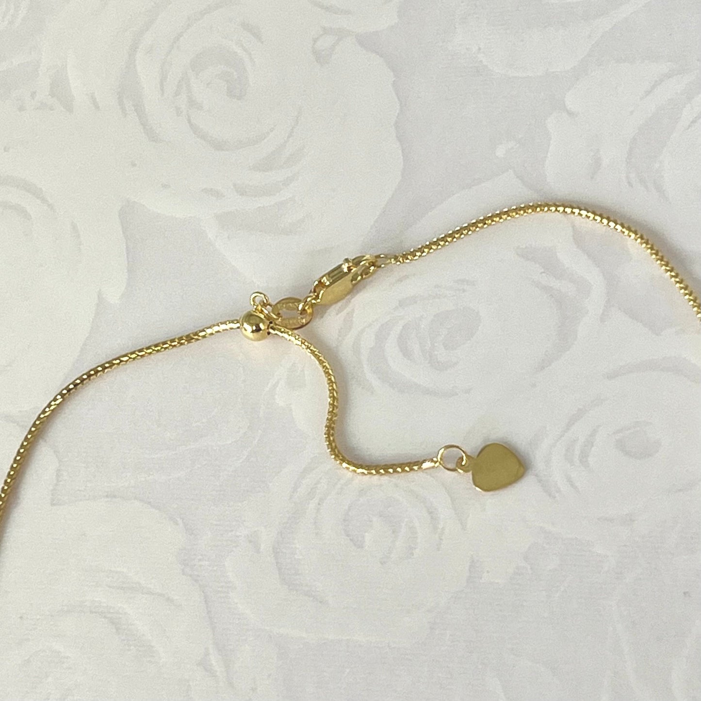 14k Solid Gold Antique Flow Blue Porcelain Pendant or Necklace