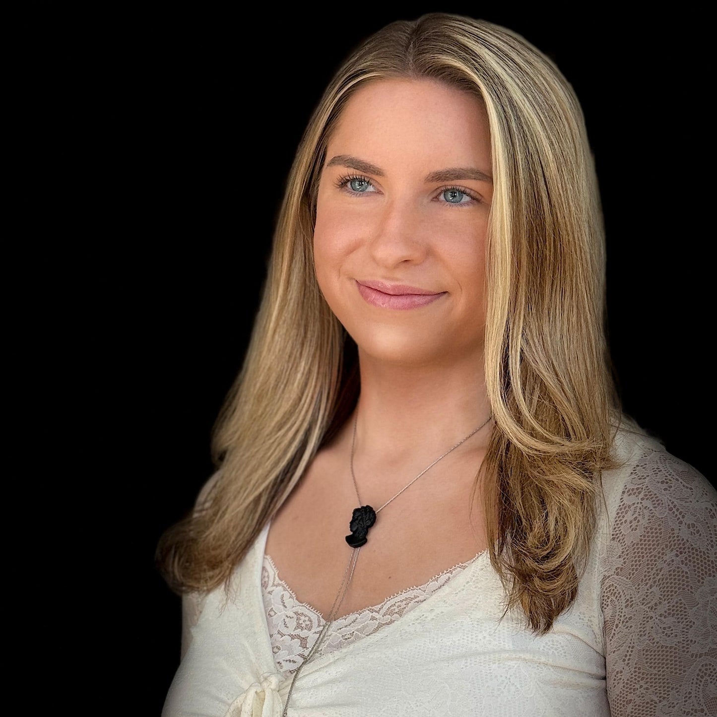 Vintage Black Glass Cameo Lariat, Long Victorian Cameo Necklace, Unique Jewelry Gifts for Women