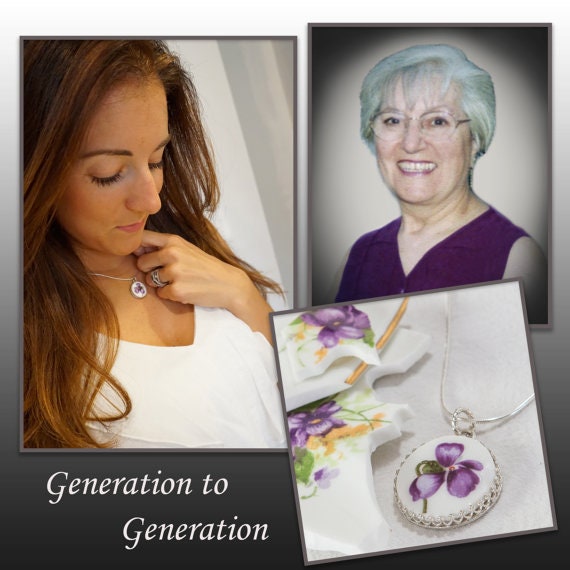 CUSTOM ORDER Broken China Jewelry Pearl and Crystal Earrings, Family Memorial Jewelry, Mom Gift, Silver Earrings, Made From Your China