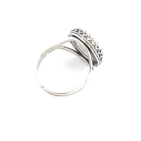 Adjustable Sterling Silver Forget Me Not Ring