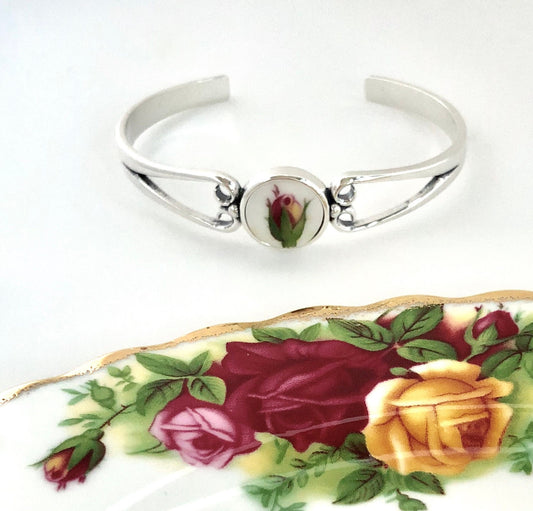 CUSTOM ORDER Silver Cuff China Bracelet