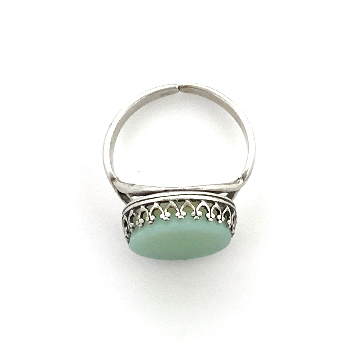 Jadeite Fire King Ring