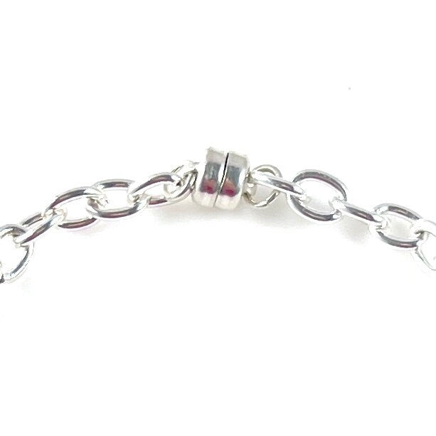 Crystal Bee Magnetic Clasp Bracelet, Honey Bee Jewelry, Hand Carved Vintage Broken China Gifts