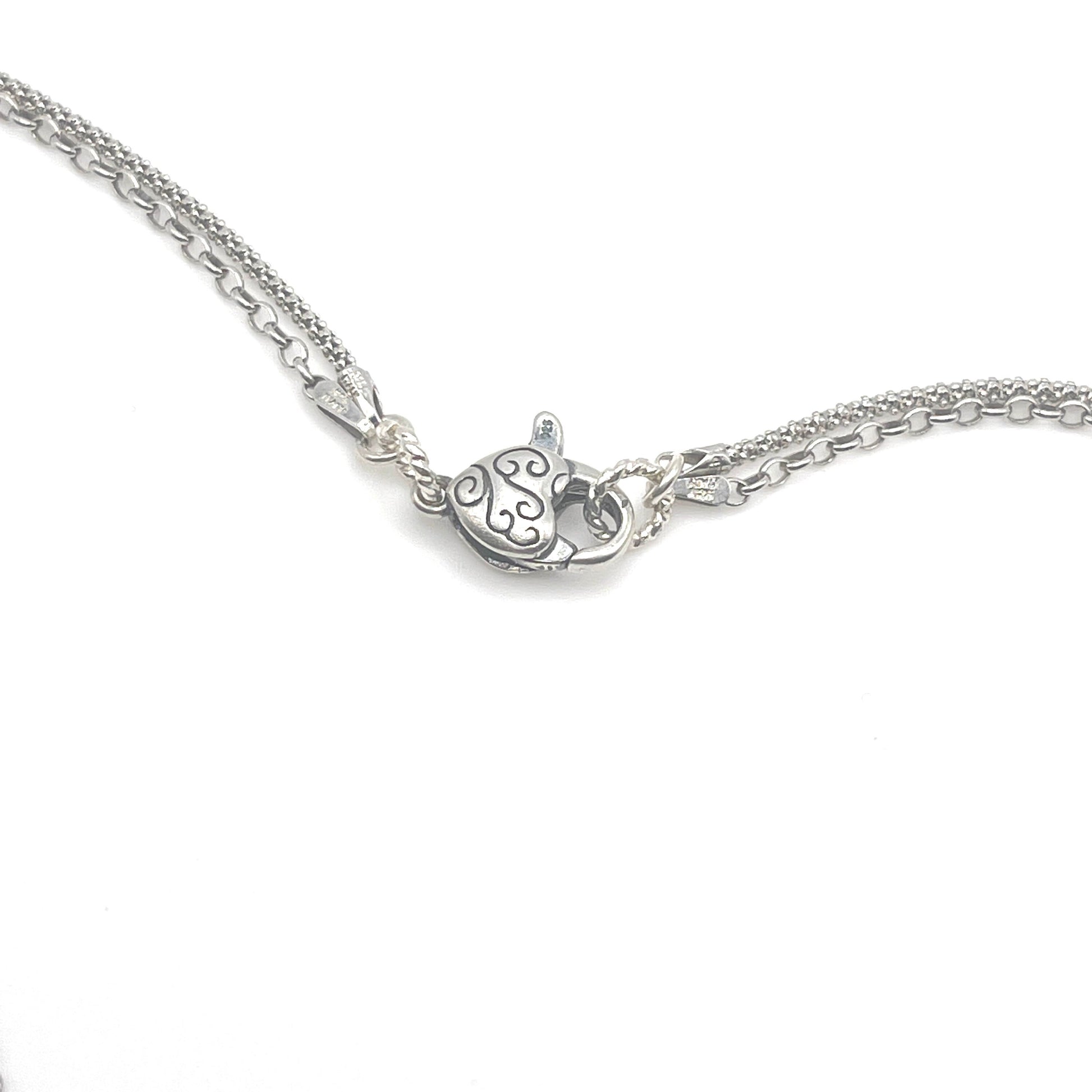 Pave Diamond Winnie The Pooh and Bee Necklace, Vintage Pooh Bear Broken China Jewelry, Sterling Silver, Unique Gifts for Women