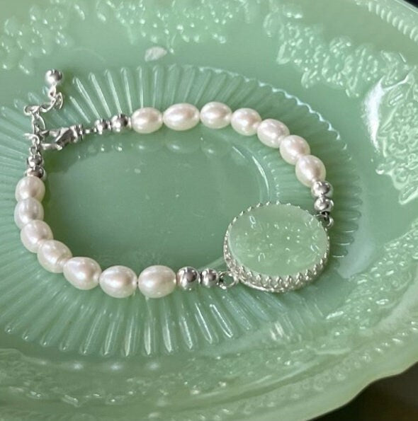 Corelle Spring Blossom Crazy Daisy Freshwater Pearl Bracelet