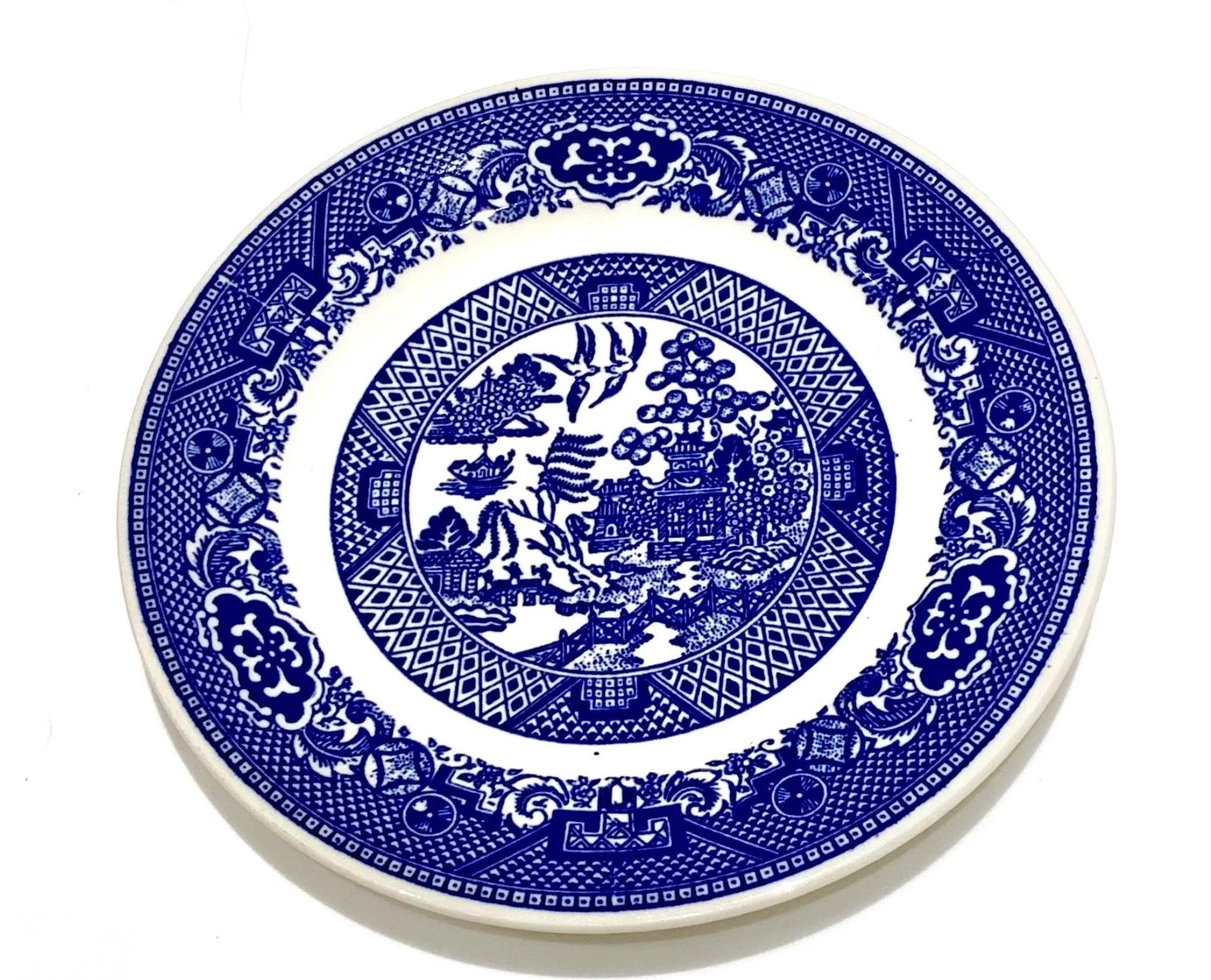 Love Birds Broken China Jewelry Bracelet, Romantic 9th and 20th Anniversary Gift for Wife, Blue Willow China Jewelry, Unique Gifts for Women