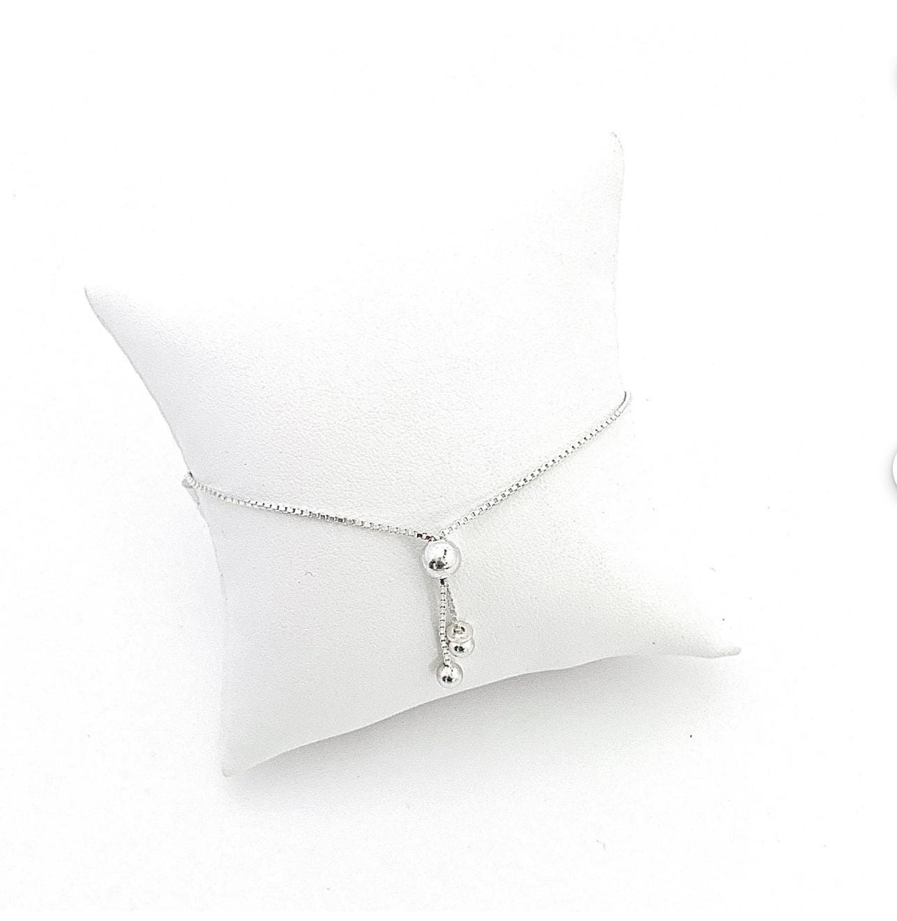 Lily of the Valley Bracelet, Adjustable Sterling Silver Bracelet, Vintage Broken China Jewelry