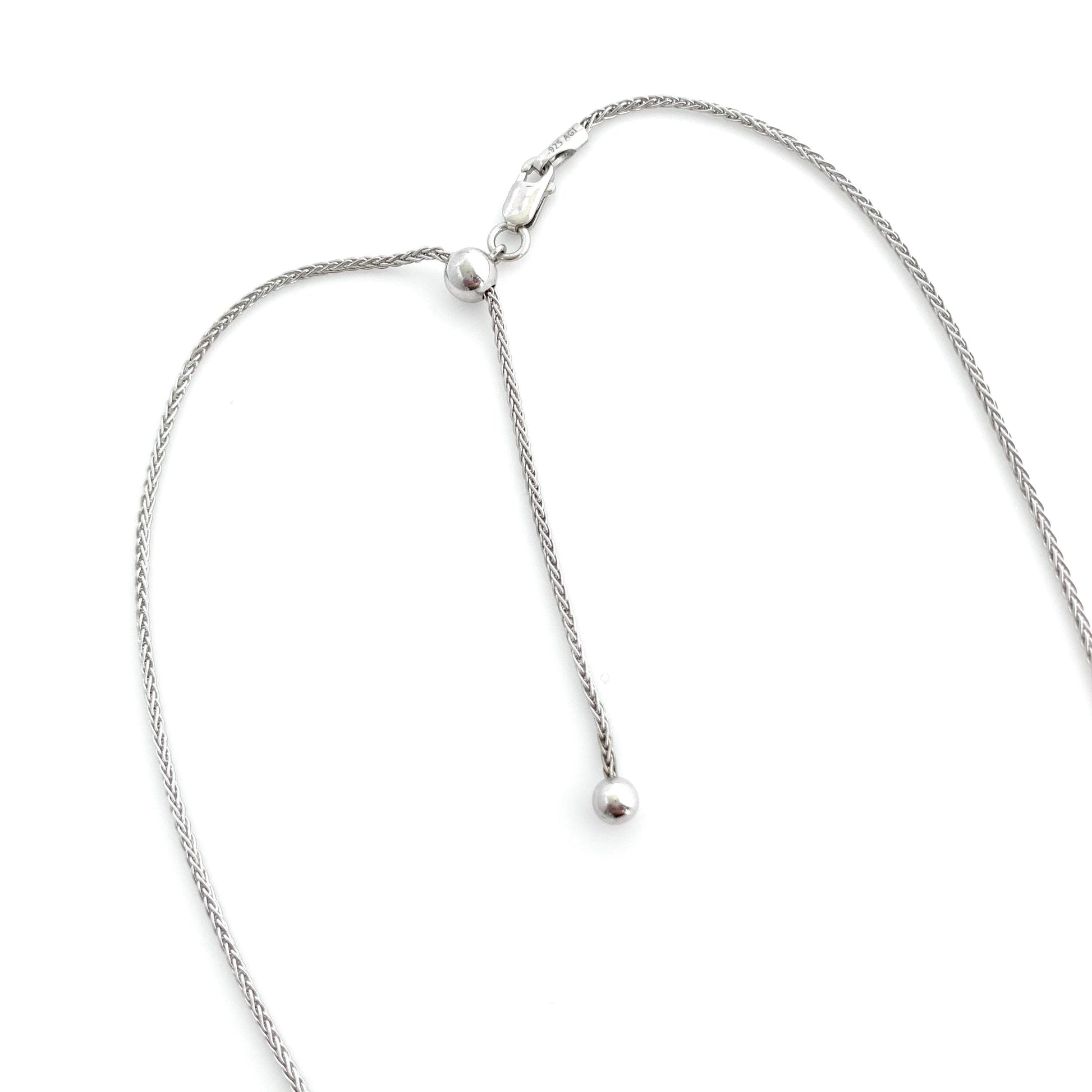 Pinecone China Necklace, 20th Anniversary Gifts for Wife, Winter Wedding, Broken China Jewelry, Sterling Silver Statement Necklace