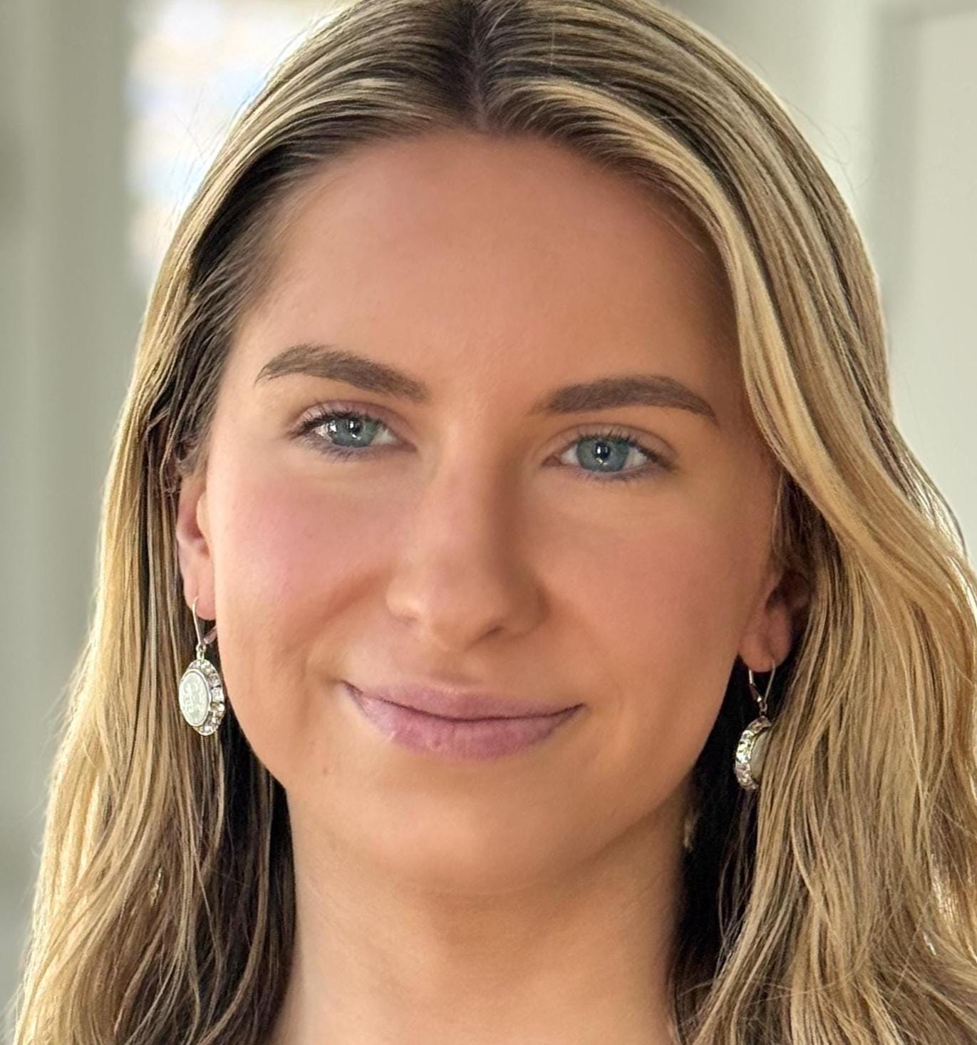 Repurposed Depression Glass Crystal Earrings, Fire King Alice Pattern