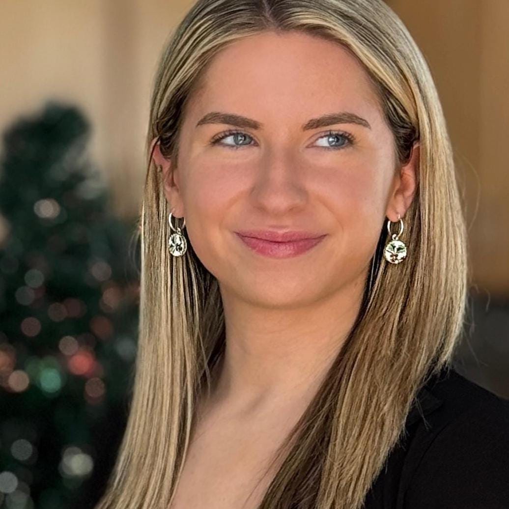 Holly Spode Christmas Tree Pattern Sterling Silver Hoop Earrings, Broken China Jewelry