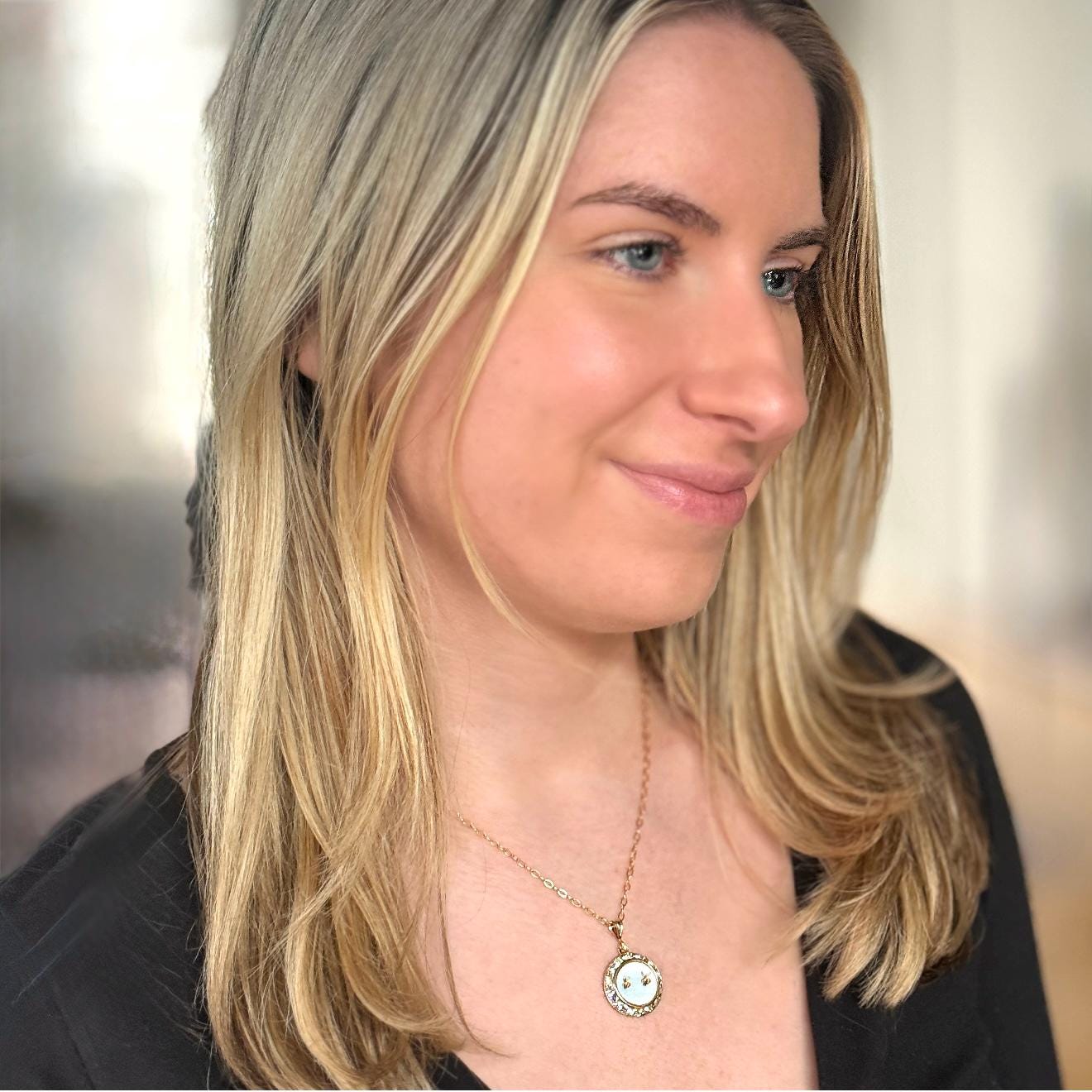 Meant to Bee 20th Wedding Anniversary Gift for Wife, Crystal Broken China Jewelry, Dainty Love Bees Gold Necklace