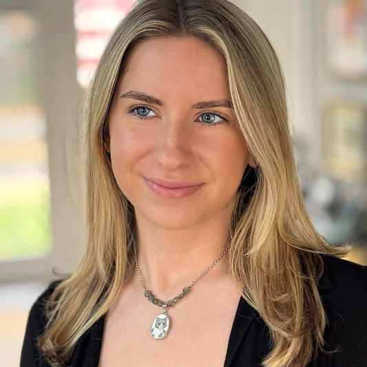 Labradorite Cat Necklace, Gray Kitty Jewelry, Vintage China Necklace, Sterling Silver, Gifts for Cat Lovers