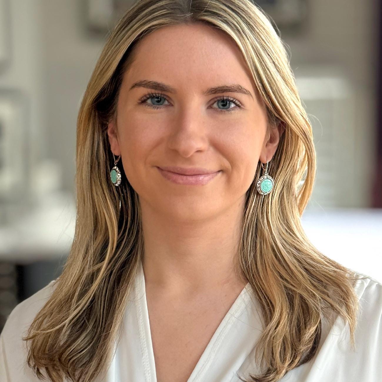 Vintage Aqua Blue Cat Glass Button Earrings, Crystal Jewelry, Unique Handmade Jewelry