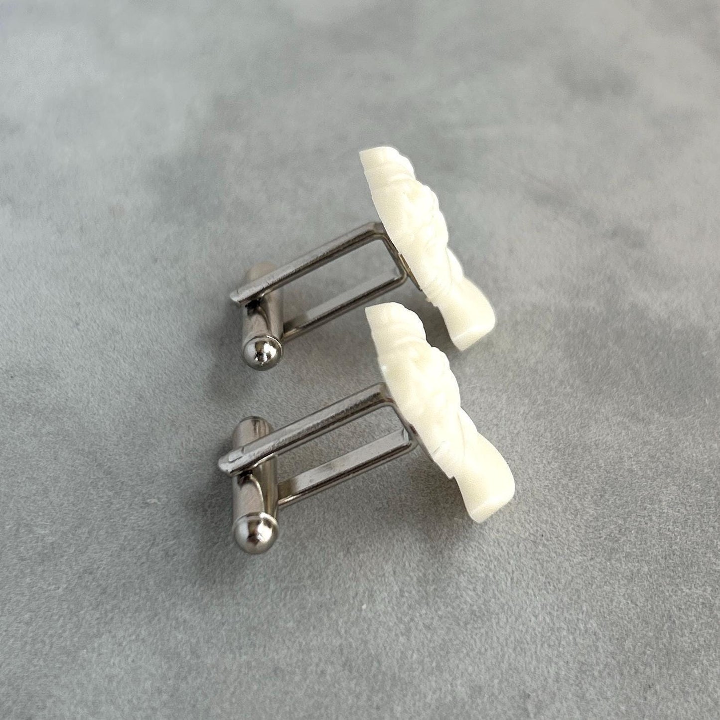 Vintage Cameo Cufflinks, Wedding Accessories, Unique Jewelry Gifts, Unisex