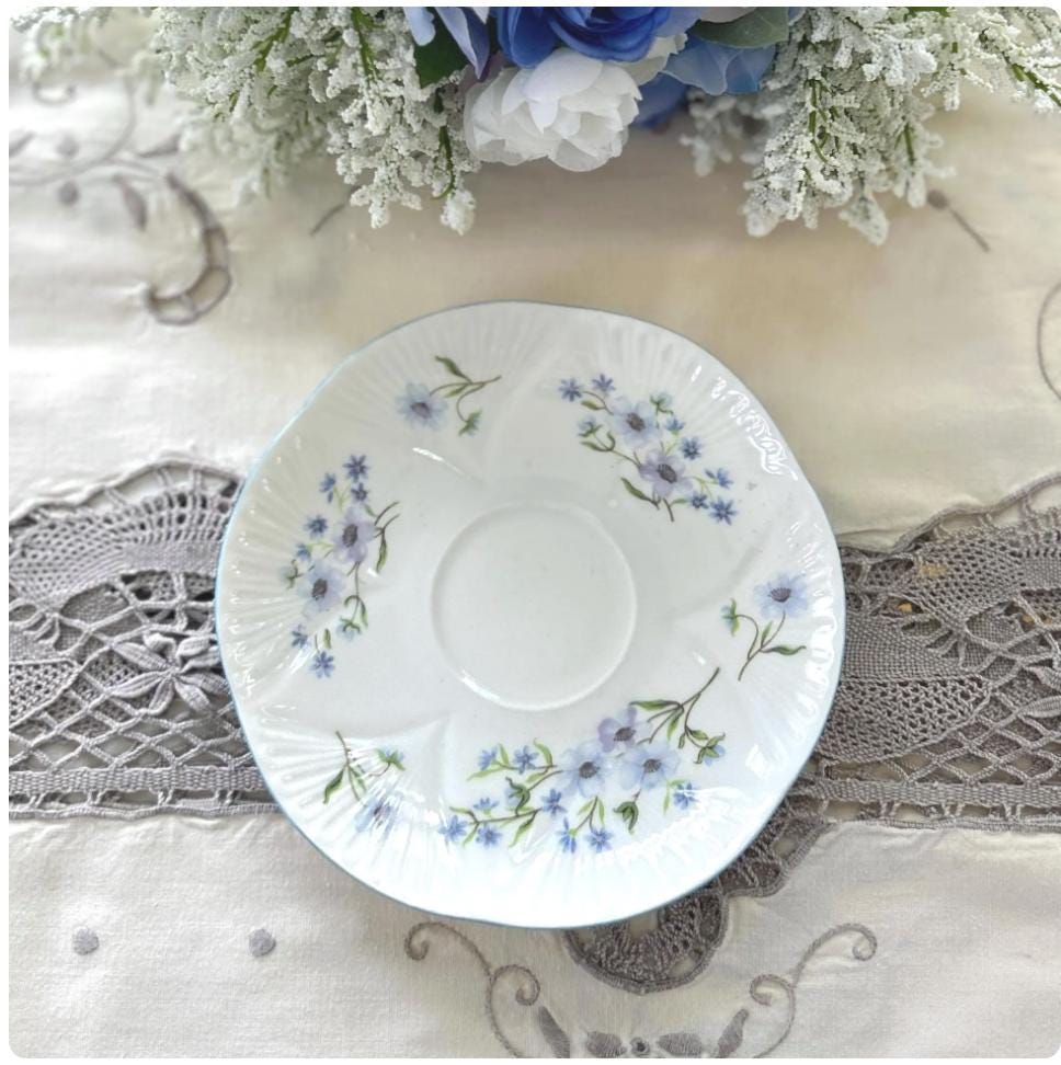 Shelley Marguerite China Tea Cup and Saucer, Vintage Daisy Chintz China, 20th Anniversary Gift