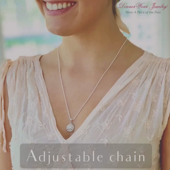 CUSTOM ORDER Teardrop Open Oval Necklace, Custom Broken China Jewelry, Sister Mom Gift, Memorial Jewelry, Family Gift, Made From Your China