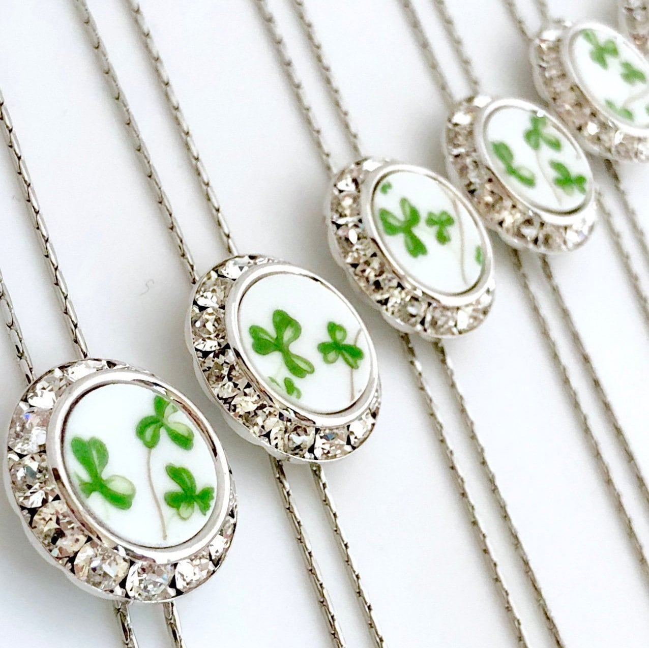 Irish Royal Tara Lariat, Broken China Jewelry Celtic Necklace, Adjustable Bolo Necklace, Unique Gifts for Women, Gifts for Women