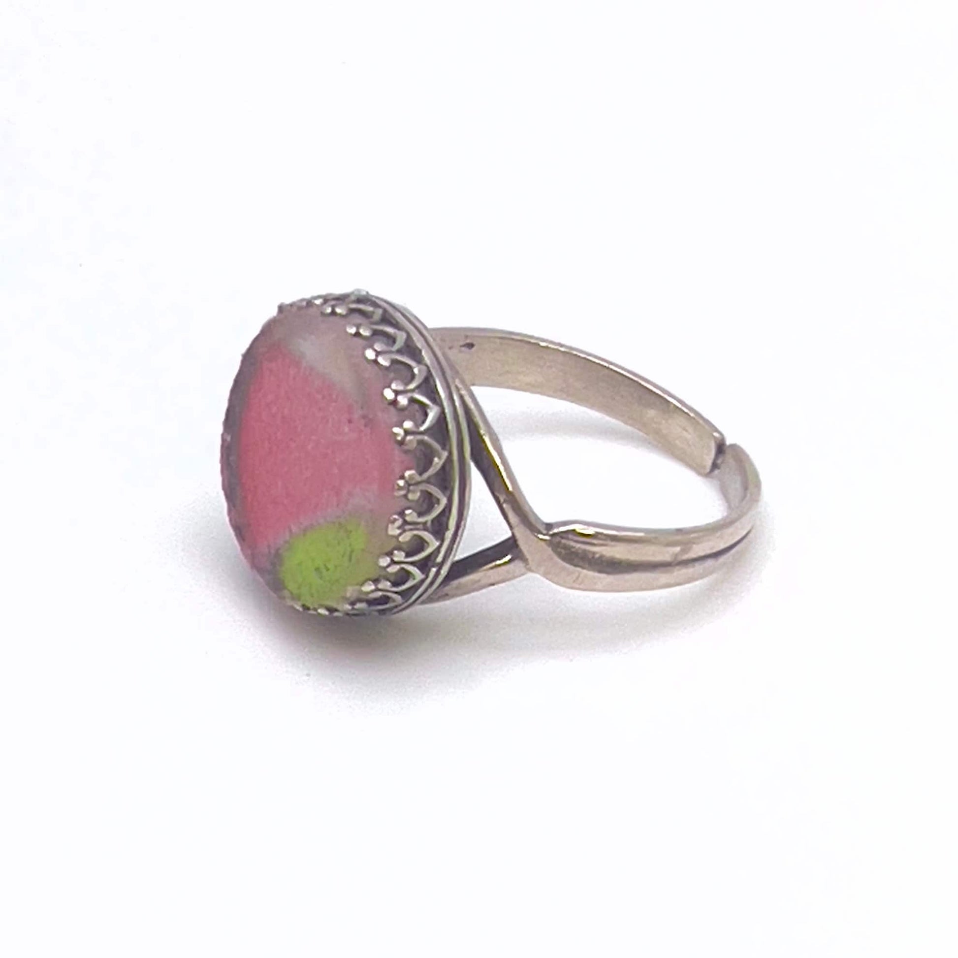 Upcycled Sydenstricker Glass Ring, Artisan Jewelry Gifts for Women, Cape Cod